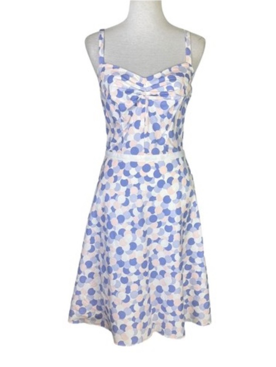 Ann Taylor Factory Dresses & Skirts - Vintage Ann Taylor Factory Store Pink Purple White Polka Dot Mini Dress